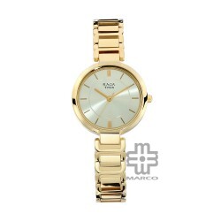 Titan Raga 2608YM01 Viva Champagne Dial Metal Strap Quartz Women's Watch