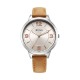 Titan Urban 2617SL07 Silver White Dial Leather Strap Quartz Women's Watch Titan Urban 2617SL07 Silver White Dial Leather Strap Quartz Women's Watch