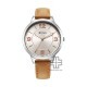 Titan Urban 2617SL07 Silver White Dial Leather Strap Quartz Women's Watch