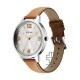 Titan Urban 2617SL07 Silver White Dial Leather Strap Quartz Women's Watch