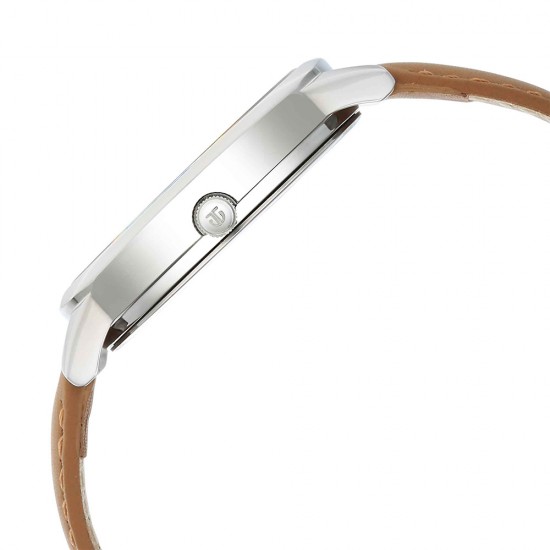 Titan Urban 2617SL07 Silver White Dial Leather Strap Quartz Women's Watch Titan Urban 2617SL07 Silver White Dial Leather Strap Quartz Women's Watch