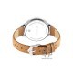 Titan Urban 2617SL07 Silver White Dial Leather Strap Quartz Women's Watch