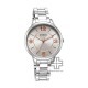 Titan Urban 2617SM07 Silver White Dial Metal Strap Quartz Women's Watch