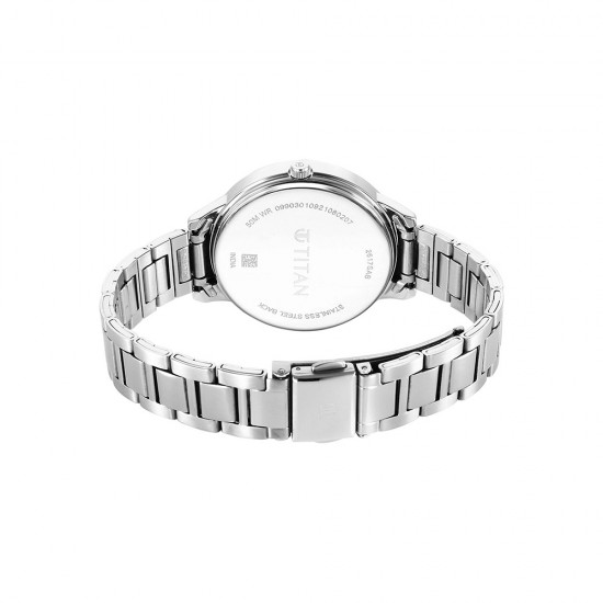Titan Urban 2617SM08 Anthracite Dial Metal Strap Quartz Women's Watch Titan Urban 2617SM08 Anthracite Dial Metal Strap Quartz Women's Watch