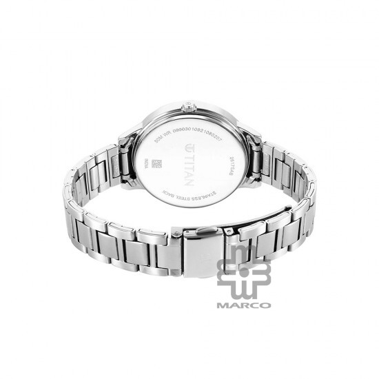 Titan Urban 2617SM08 Anthracite Dial Metal Strap Quartz Women's Watch