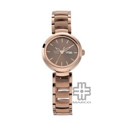 Titan Raga 2620QM01 Viva Brown Dial Metal Strap Quartz Women's Watch