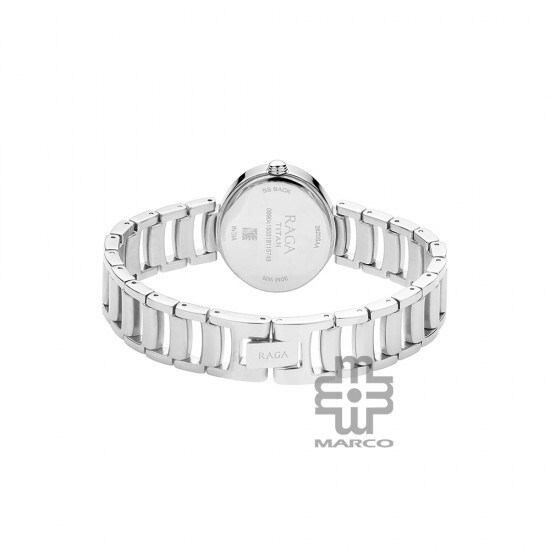 Titan Raga 2620SM01 Viva Silver Dial Metal Strap Quartz Women's Watch