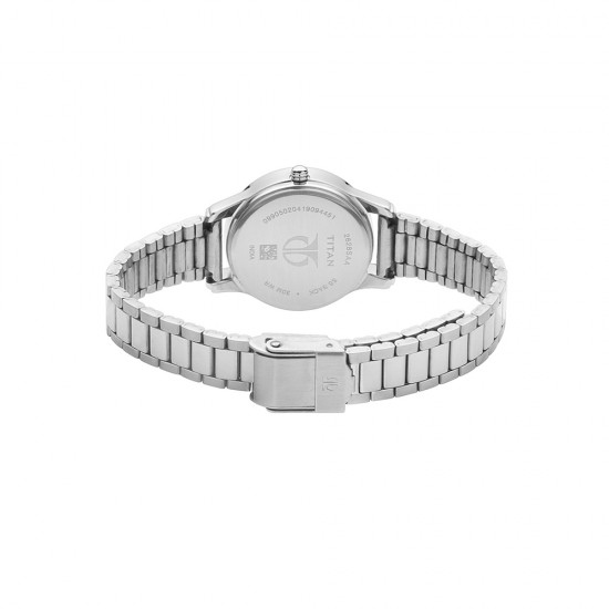 Titan Karishma 2628SM01 Blue Dial Metal Strap Quartz Women's Watch Titan Karishma 2628SM01 Blue Dial Metal Strap Quartz Women's Watch
