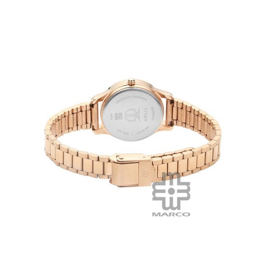 Titan Quartz 2628WM01 Silver Dial Stainless Steel Strap Women's Watch