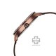 Titan Purple 2634QM01 Brown Dial Analog with Date Metal Strap Quartz Women's Watch