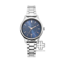 Titan Quartz 2638SM01 Blue Dial Stainless Steel Strap Women's Watch