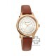 Titan Quartz 2638WL01 Silver Dial Leather Strap Women's Watch