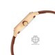 Titan Quartz 2638WL01 Silver Dial Leather Strap Women's Watch