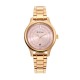 Titan Quartz 2638WM01 Rose Gold Dial Stainless Steel Strap Women's Watch