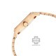 Titan Quartz 2638WM01 Rose Gold Dial Stainless Steel Strap Women's Watch