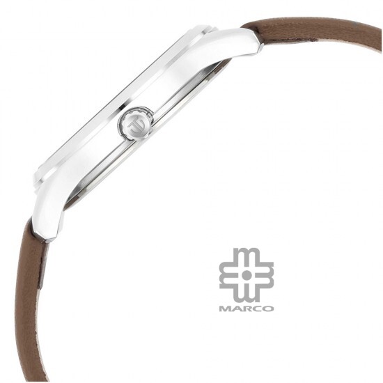 Titan Trendsetters 2639SL12 Brown Dial Leather Strap Quartz Women's Watch