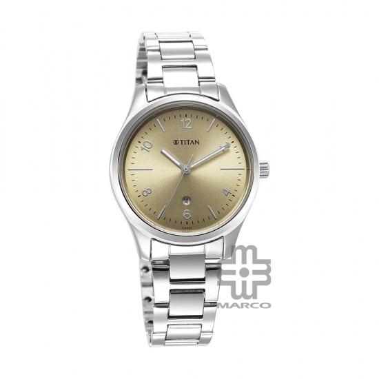 Titan Urban 2639SM10 Beige Dial Stainless Steel Strap Quartz Women's Watch