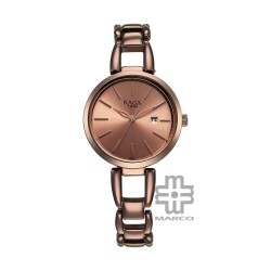 Titan Raga Viva 2642QM01 Rose Gold Dial Brown Metal Strap Quartz Women's Watch