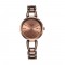 Titan Raga Viva 2642QM01 Rose Gold Dial Brown Metal Strap Quartz Women's Watch