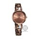 Titan Raga Viva 2642QM01 Rose Gold Dial Brown Metal Strap Quartz Women's Watch