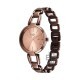 Titan Raga Viva 2642QM01 Rose Gold Dial Brown Metal Strap Quartz Women's Watch