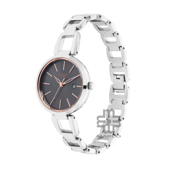Titan Raga 2642SM01 Viva Grey Dial Metal Strap Quartz Women's Watch
