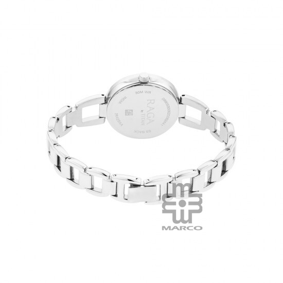 Titan Raga 2642SM01 Viva Grey Dial Metal Strap Quartz Women's Watch