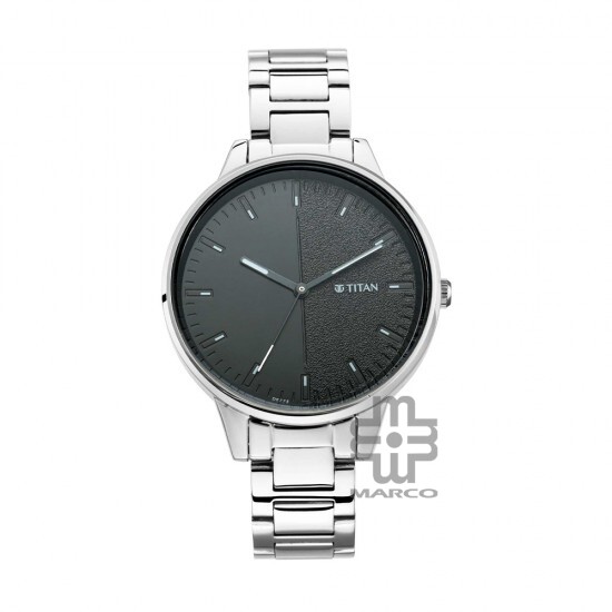 Titan Workwear 2648SM02 Black Gradient Dial Stainless Steel Strap Quartz Women's Watch
