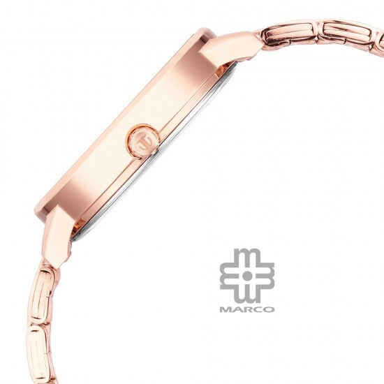 Titan Workwear 2648WM01 Rose Gold Dial Stainless Steel Strap Quartz Women's Watch