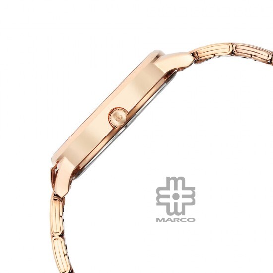 Titan Workwear 2648WM04 Rose Gold Dial Stainless Steel Strap Quartz Women's Watch