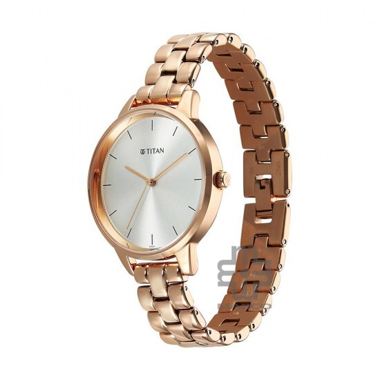 Titan Neo 2648WM12 Grey Dial Stainless Steel Strap Quartz Women's Watch