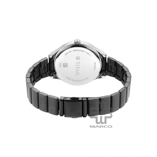 Titan Workwear 2649KM01 Silver Dial Stainless Steel Strap Quartz Women's Watch
