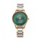 Titan Workwear 2649KM04 Green Dial Stainless Steel Strap Quartz Women's Watch