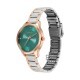 Titan Workwear 2649KM04 Green Dial Stainless Steel Strap Quartz Women's Watch