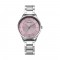 Titan Quartz 2649SM07 Pink Dial Stainless Steel Strap Women Watch
