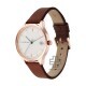 Titan Workwear 2649WL01 Silver Dial Leather Strap Quartz Women's Watch