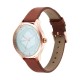 Titan Wander 2649WL02 Blue Dial Leather Strap Quartz Women's Watch