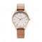 Titan Workwear 2649WL04 White Dial Leather Strap Quartz Women's Watch