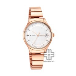 Titan Workwear 2649WM01 Silver Dial Stainless Steel Strap Quartz Women's Watch