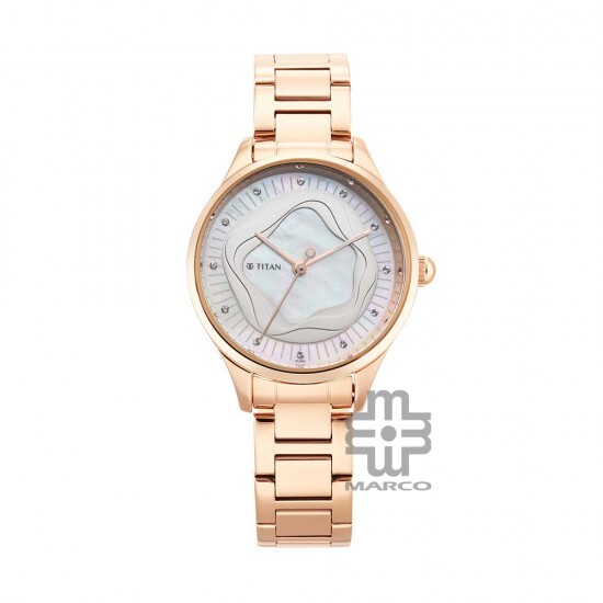 Titan Wander 2649WM02 White Dial Stainless Steel Strap Quartz Women's Watch