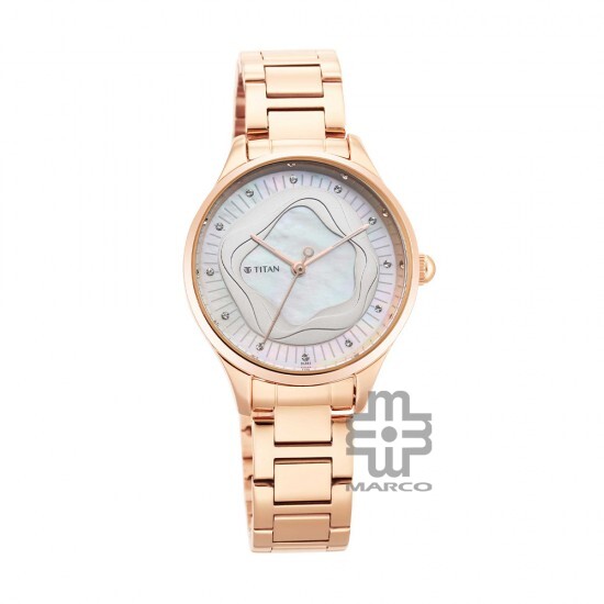 Titan Wander 2649WM02 White Dial Stainless Steel Strap Quartz Women's Watch