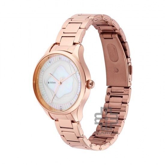 Titan Wander 2649WM02 White Dial Stainless Steel Strap Quartz Women's Watch