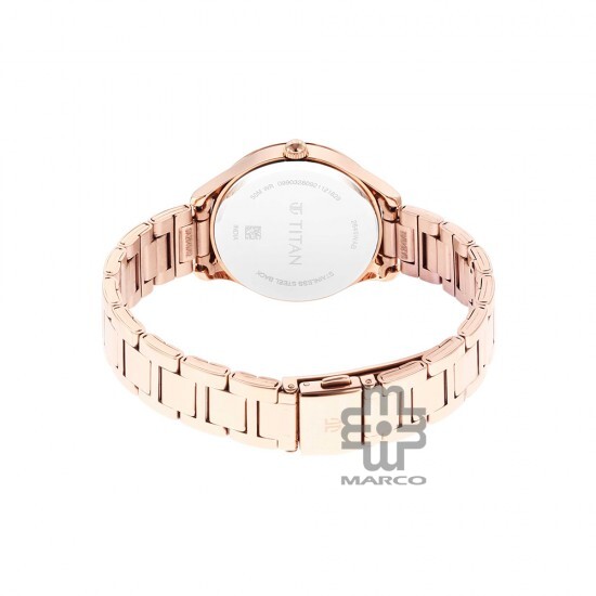Titan Wander 2649WM02 White Dial Stainless Steel Strap Quartz Women's Watch