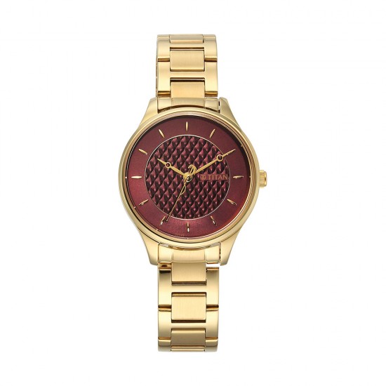 Titan Tet 2649YM01 Red Dial Metal Strap Women's Watch Titan Tet 2649YM01 Red Dial Metal Strap Women's Watch