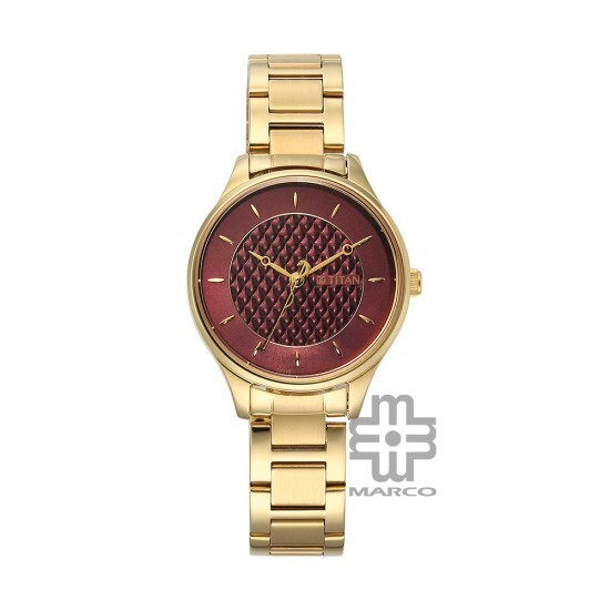 Titan Tet 2649YM01 Red Dial Metal Strap Women's Watch