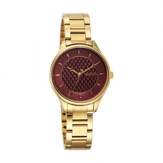 Titan Tet 2649YM01 Red Dial Metal Strap Women's Watch Titan Tet 2649YM01 Red Dial Metal Strap Women's Watch