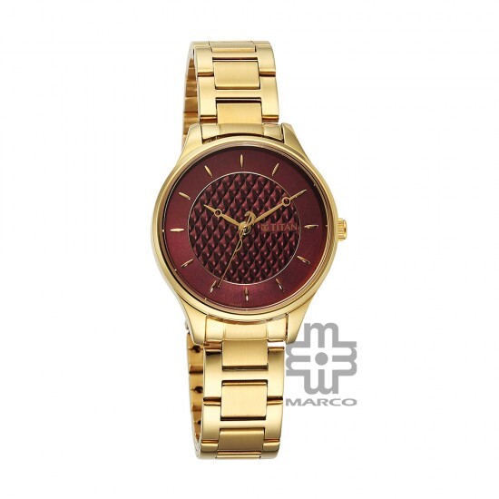 Titan Tet 2649YM01 Red Dial Metal Strap Women's Watch