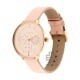Titan Workwear 2651WL03 Rose Gold Dial Leather Strap Quartz Women's Watch
