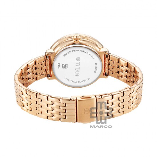Titan Marhaba 2651WM08 Blue Dial Stainless Steel Strap Quartz Women's Watch