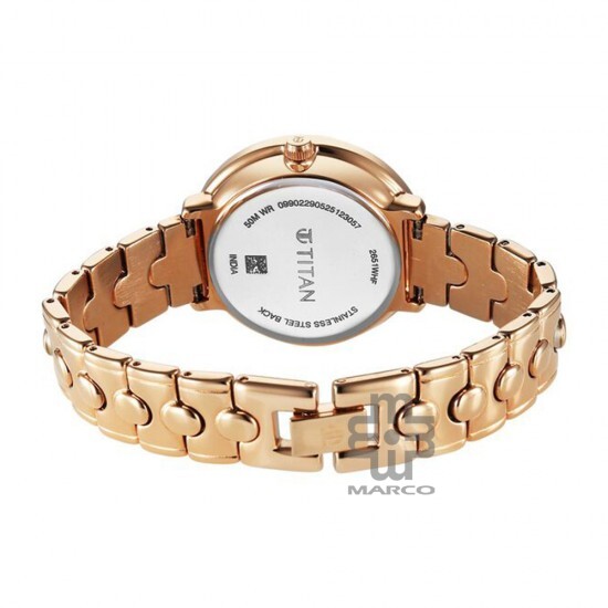 Titan Workwear 2651WM11 Grey Dial Stainless Steel Strap Quartz Women's Watch